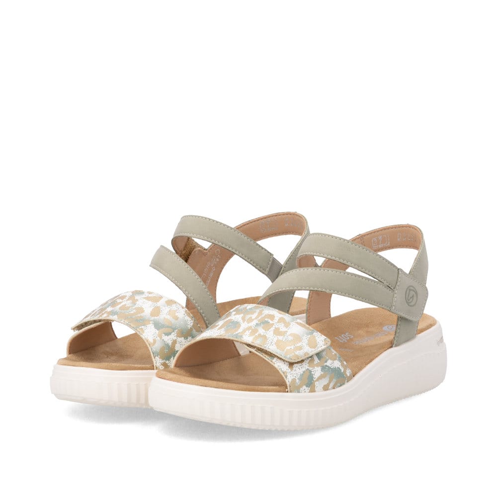 Remonte Damen Riemchensandalen - Grün