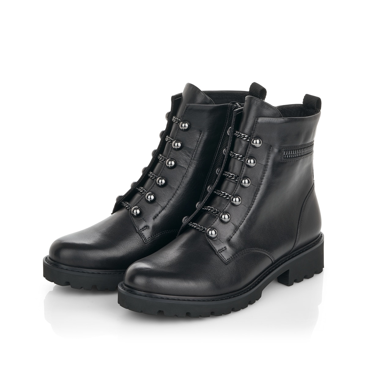 Remonte Damen Biker Boots - Schwarz