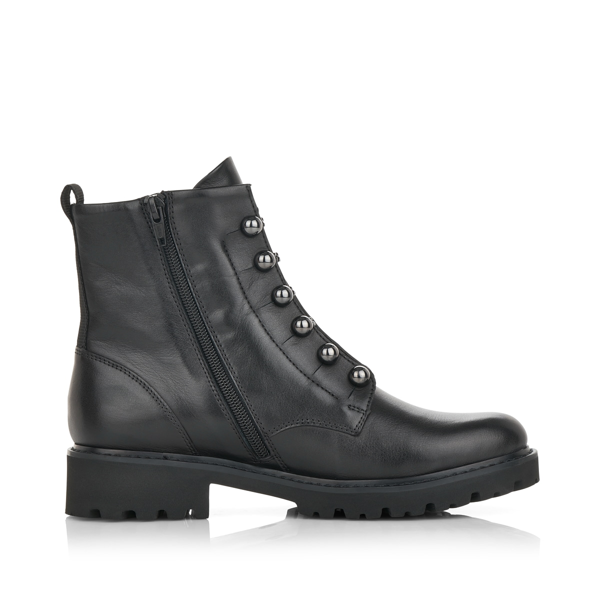 Remonte Damen Biker Boots - Schwarz