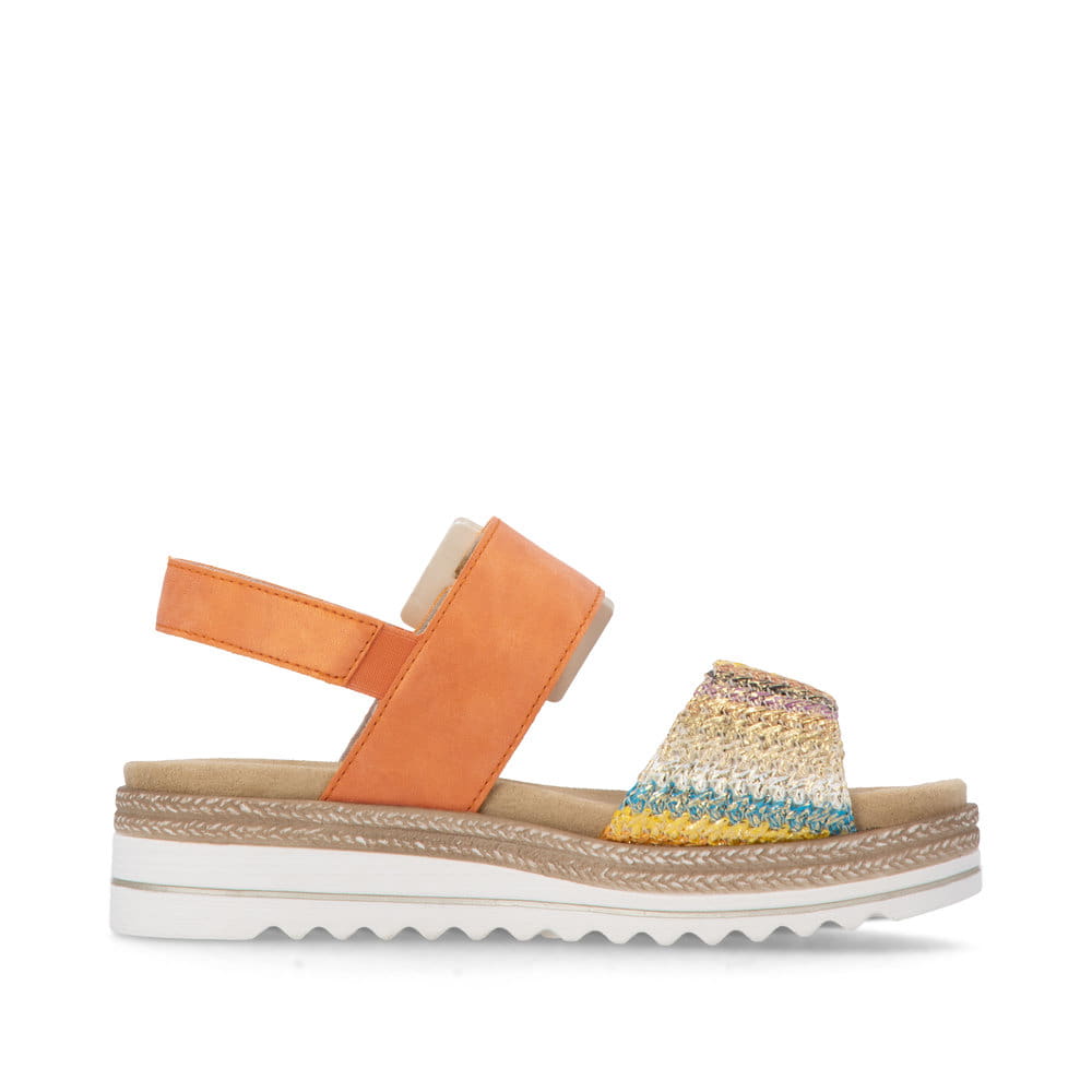 Remonte Damen Keilsandaletten - Orange