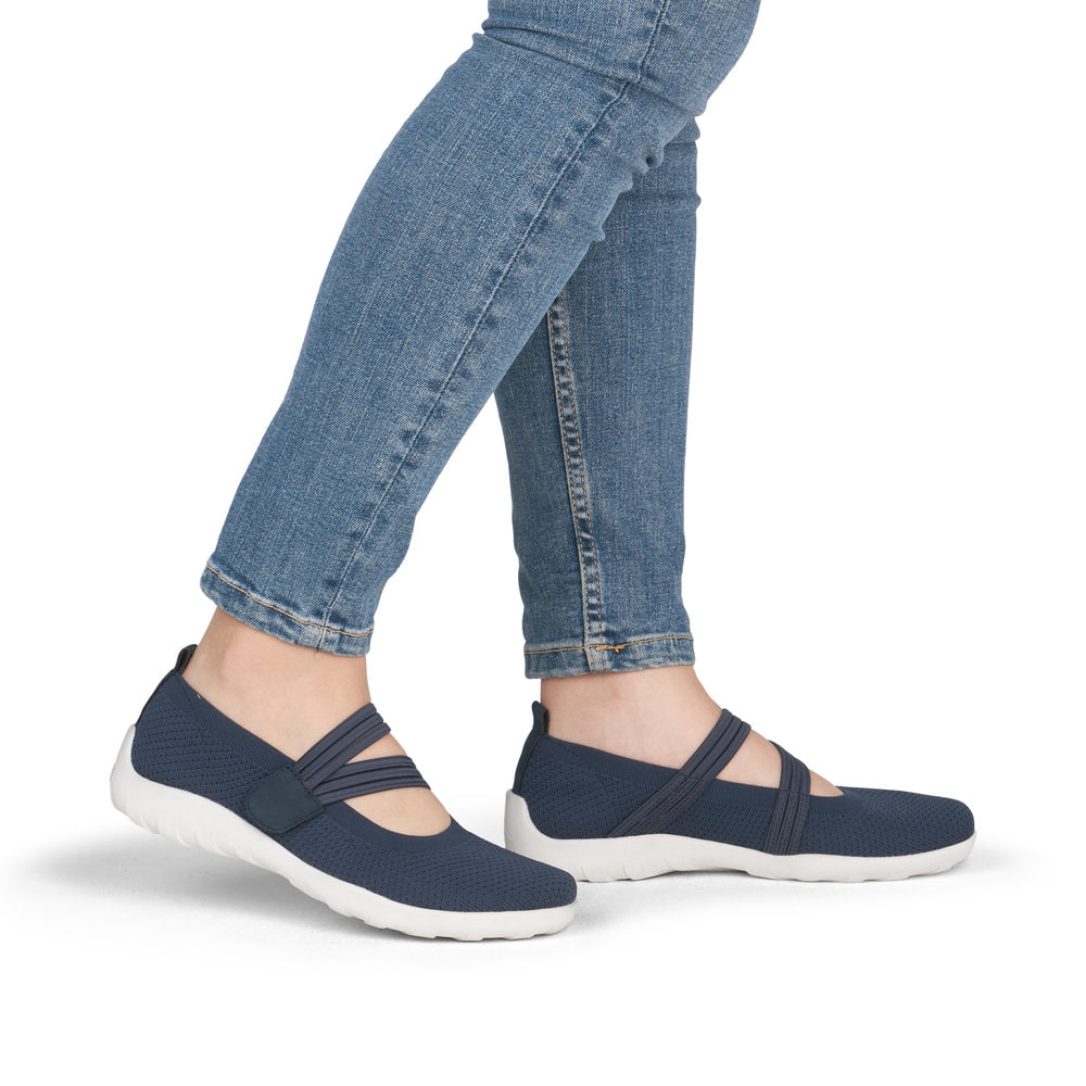 Remonte Damen Ballerinas - Blau