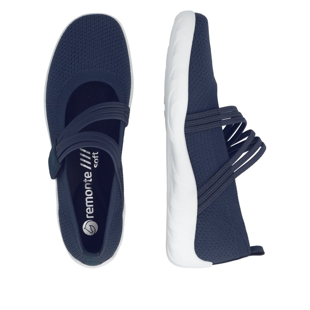 Remonte Damen Ballerinas - Blau