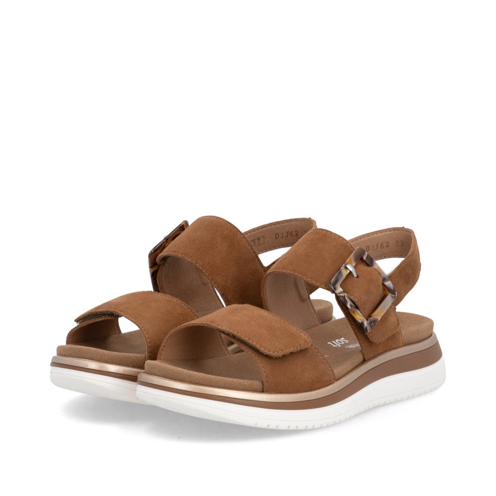 Remonte Damen Riemchensandalen - Braun