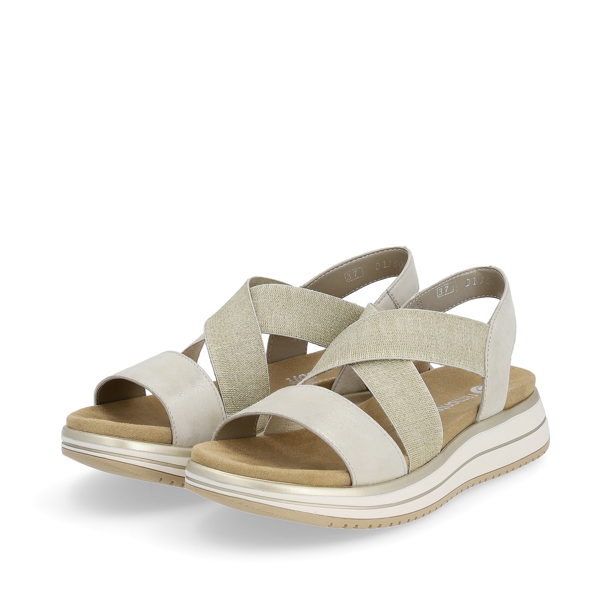 Remonte Damen Riemchensandalen - Gold