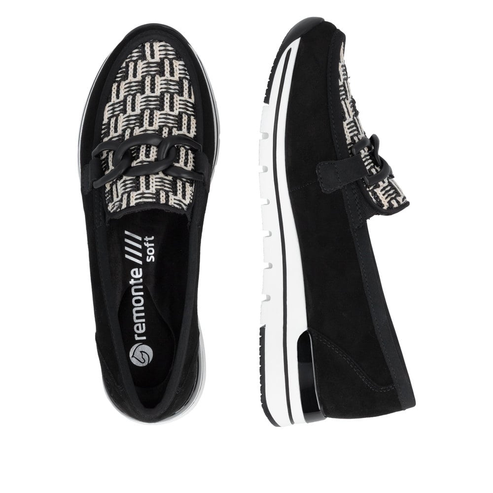 Remonte Damen Slipper - Schwarz