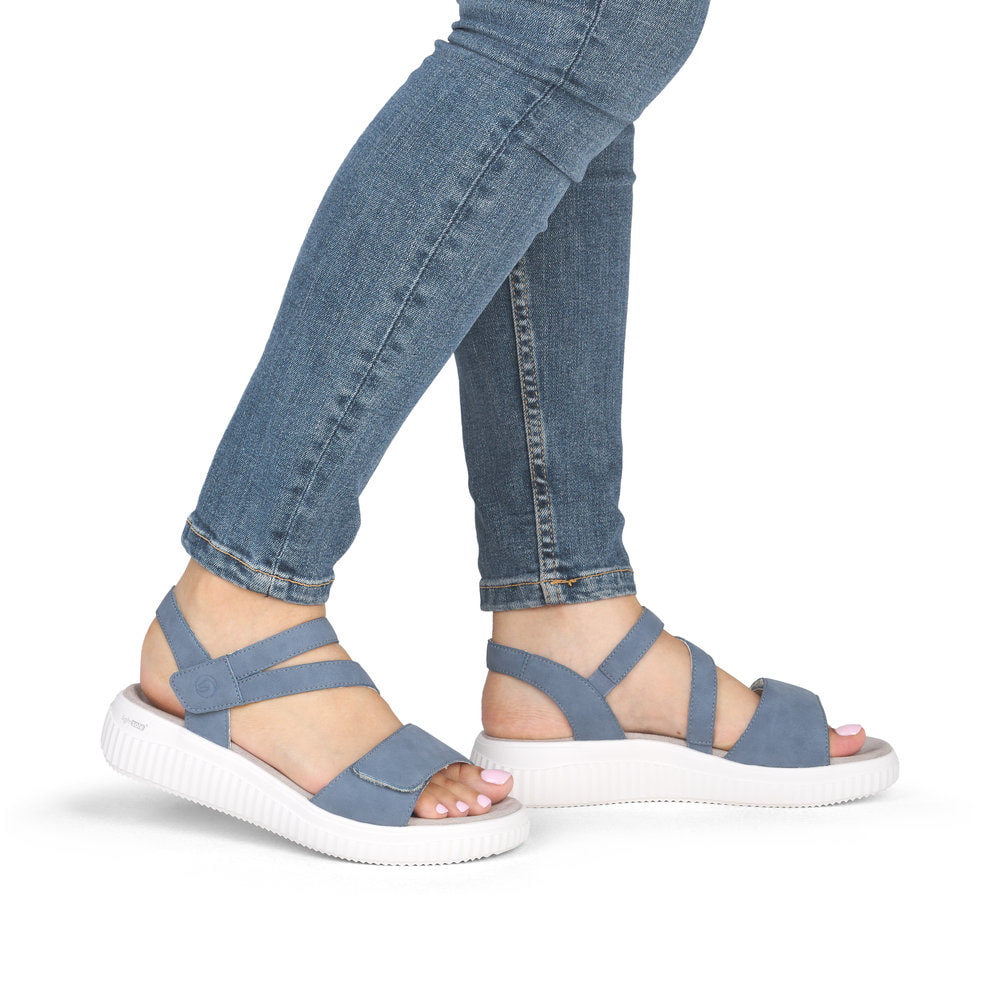 Remonte Damen Riemchensandalen - Blau