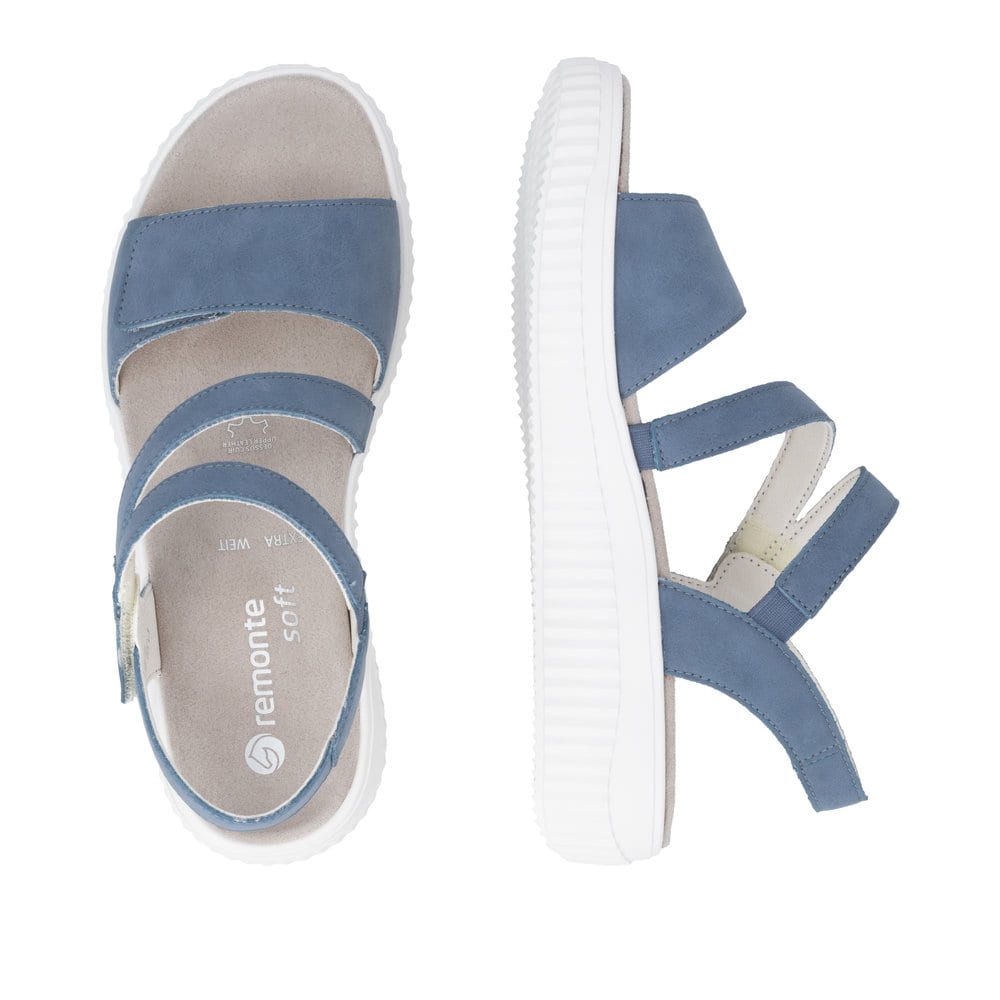Remonte Damen Riemchensandalen - Blau