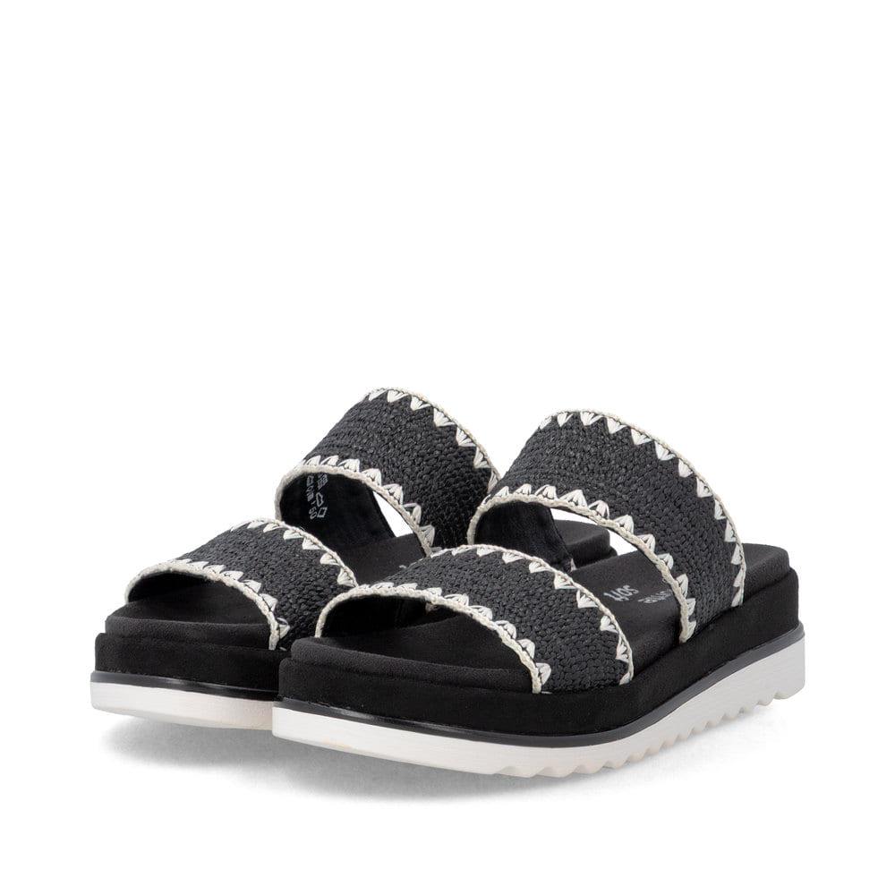 Remonte Damen Pantoletten - Schwarz