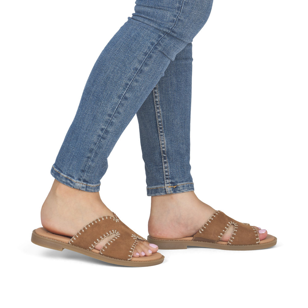 Remonte Damen Pantoletten - Braun