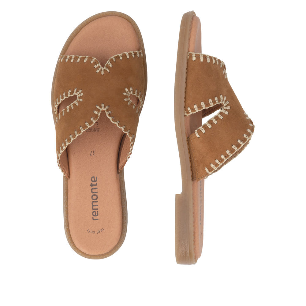 Remonte Damen Pantoletten - Braun