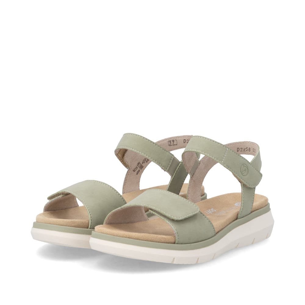 Remonte Damen Riemchensandalen - Grün