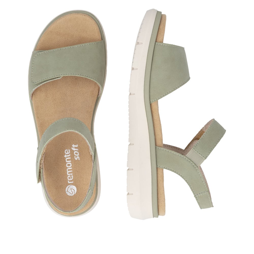 Remonte Damen Riemchensandalen - Grün