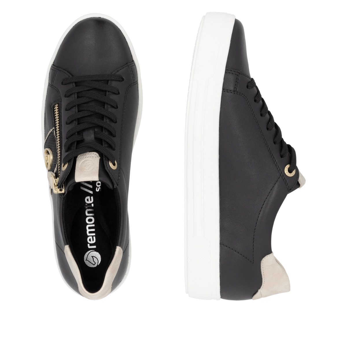 Remonte Damen Sneaker - Schwarz