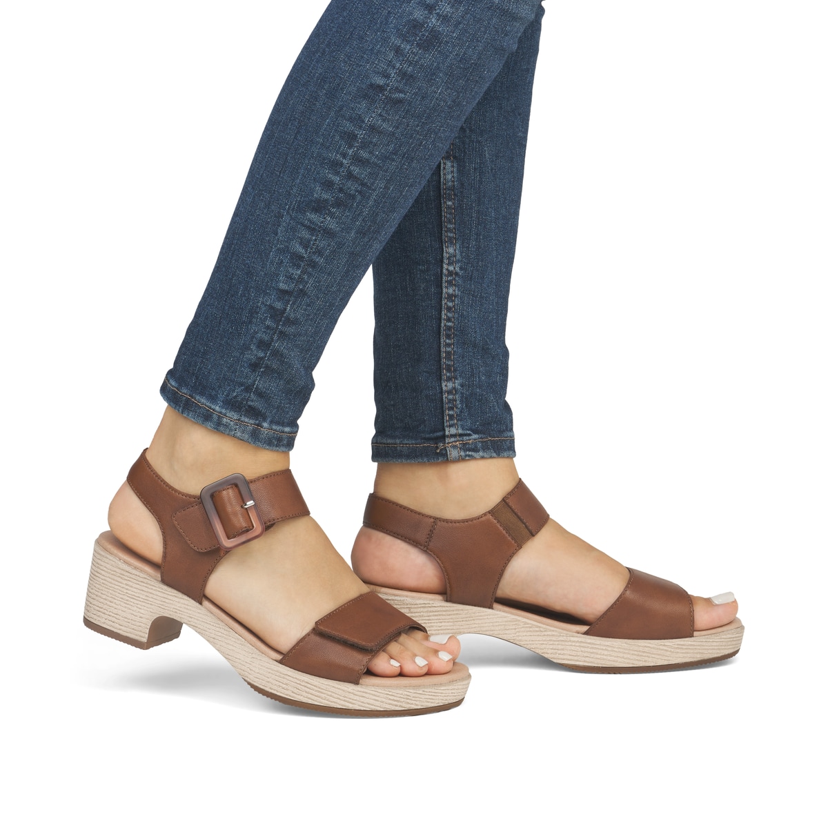 Remonte Damen Riemchensandaletten - Braun