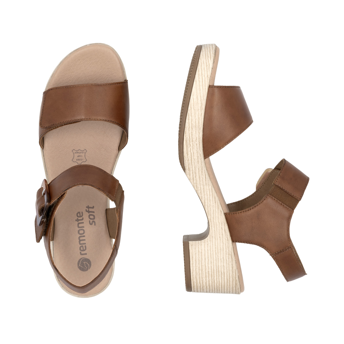 Remonte Damen Riemchensandaletten - Braun