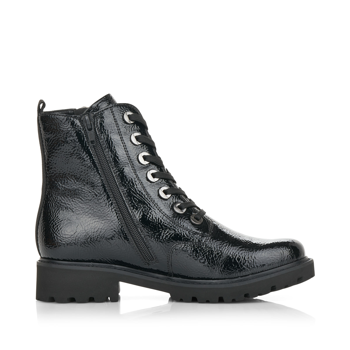 Remonte Damen Schnürstiefel - Schwarz