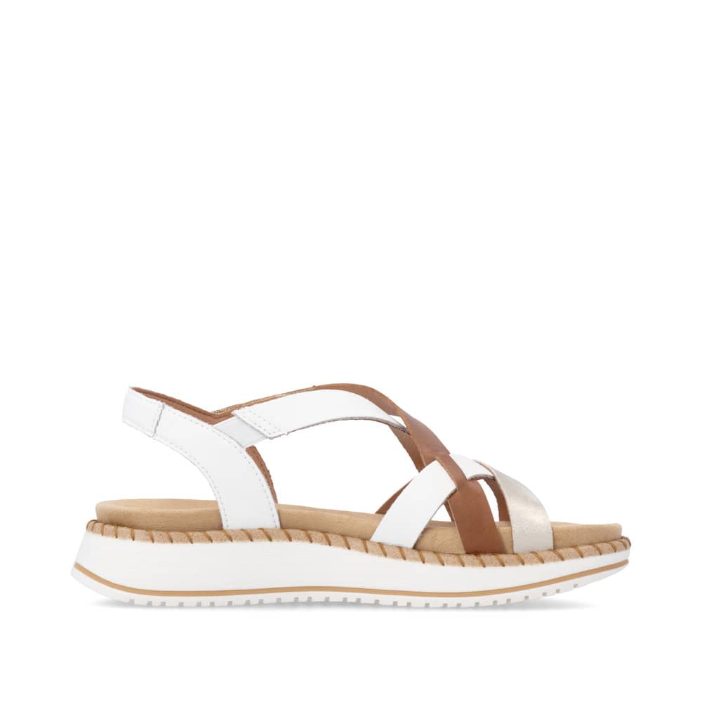 Remonte Damen Riemchensandalen - Weiss