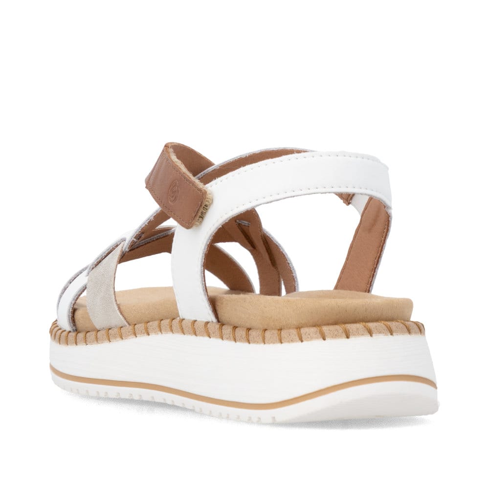 Remonte Damen Riemchensandalen - Weiss
