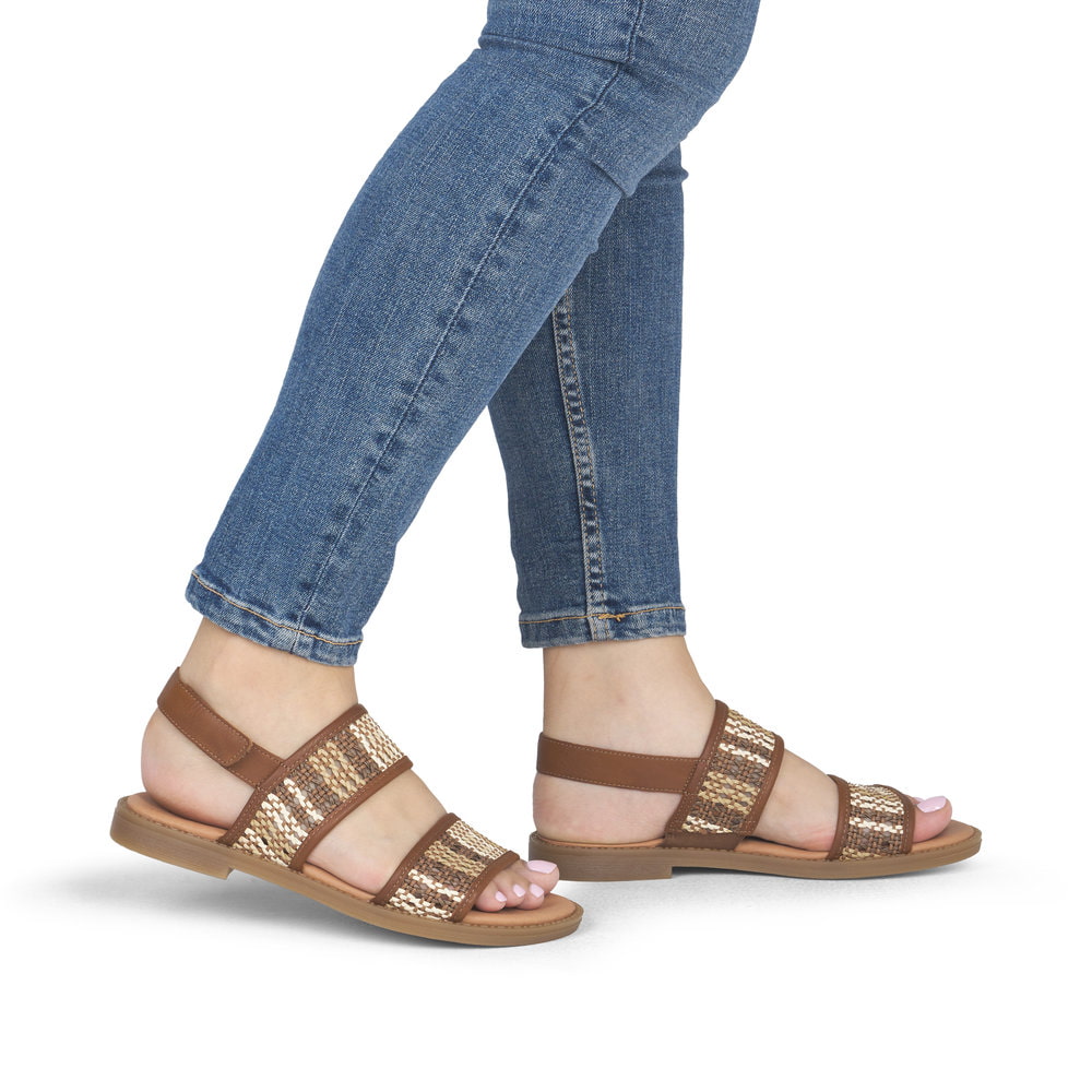 Remonte Damen Riemchensandalen - Braun