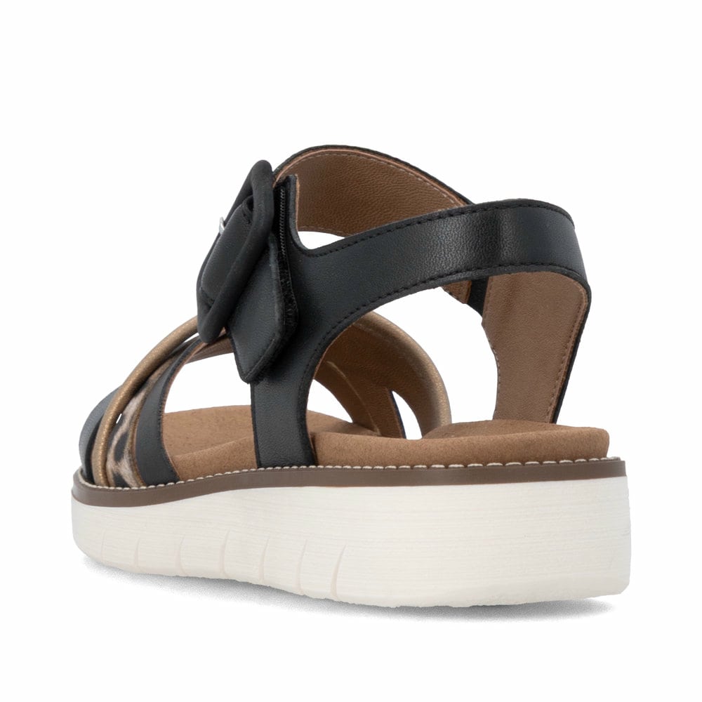 Remonte Damen Riemchensandalen - Schwarz