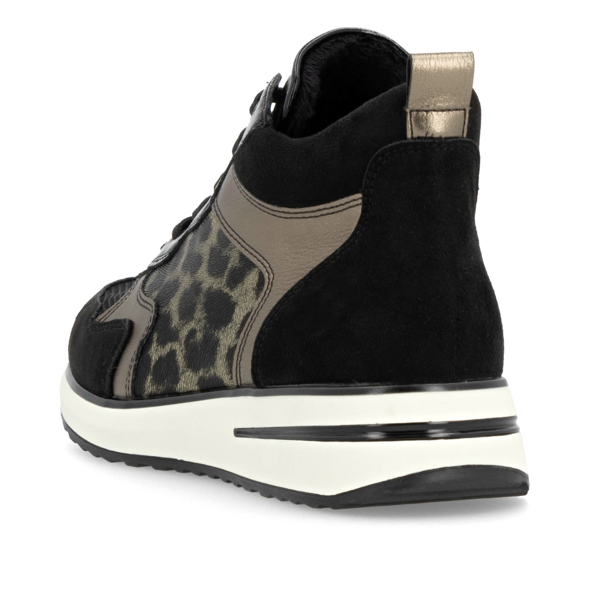 Remonte Damen Schnürstiefel - Schwarz