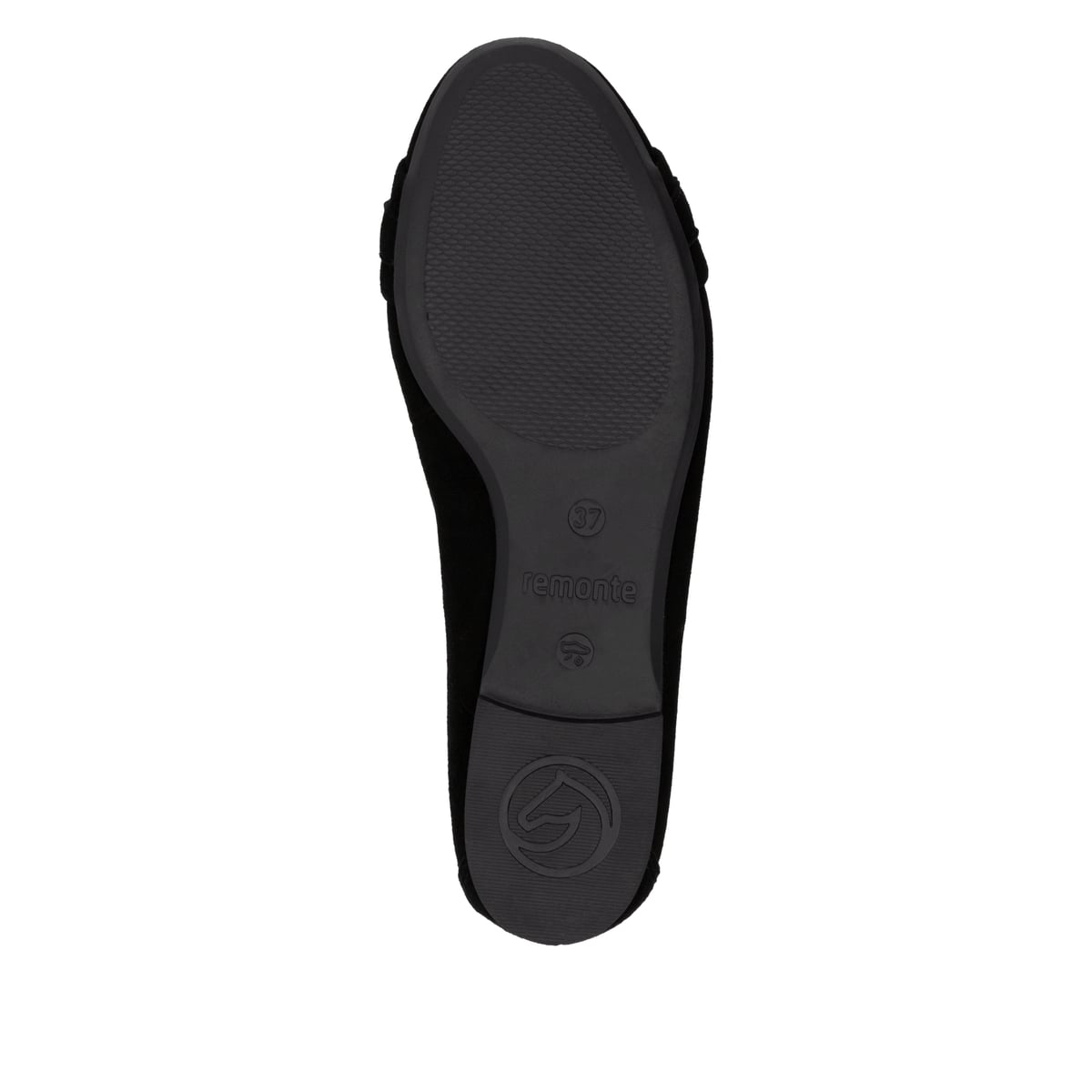 Remonte Damen Ballerinas - Schwarz