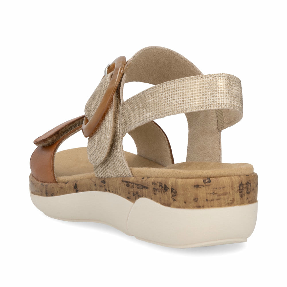 Remonte Damen Riemchensandalen - Braun