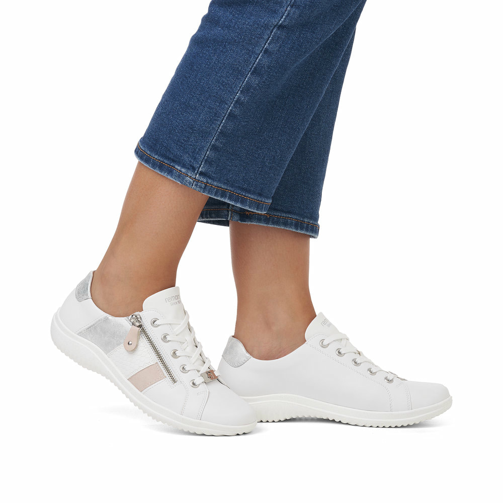 Remonte Damen Schnürschuhe - Weiss