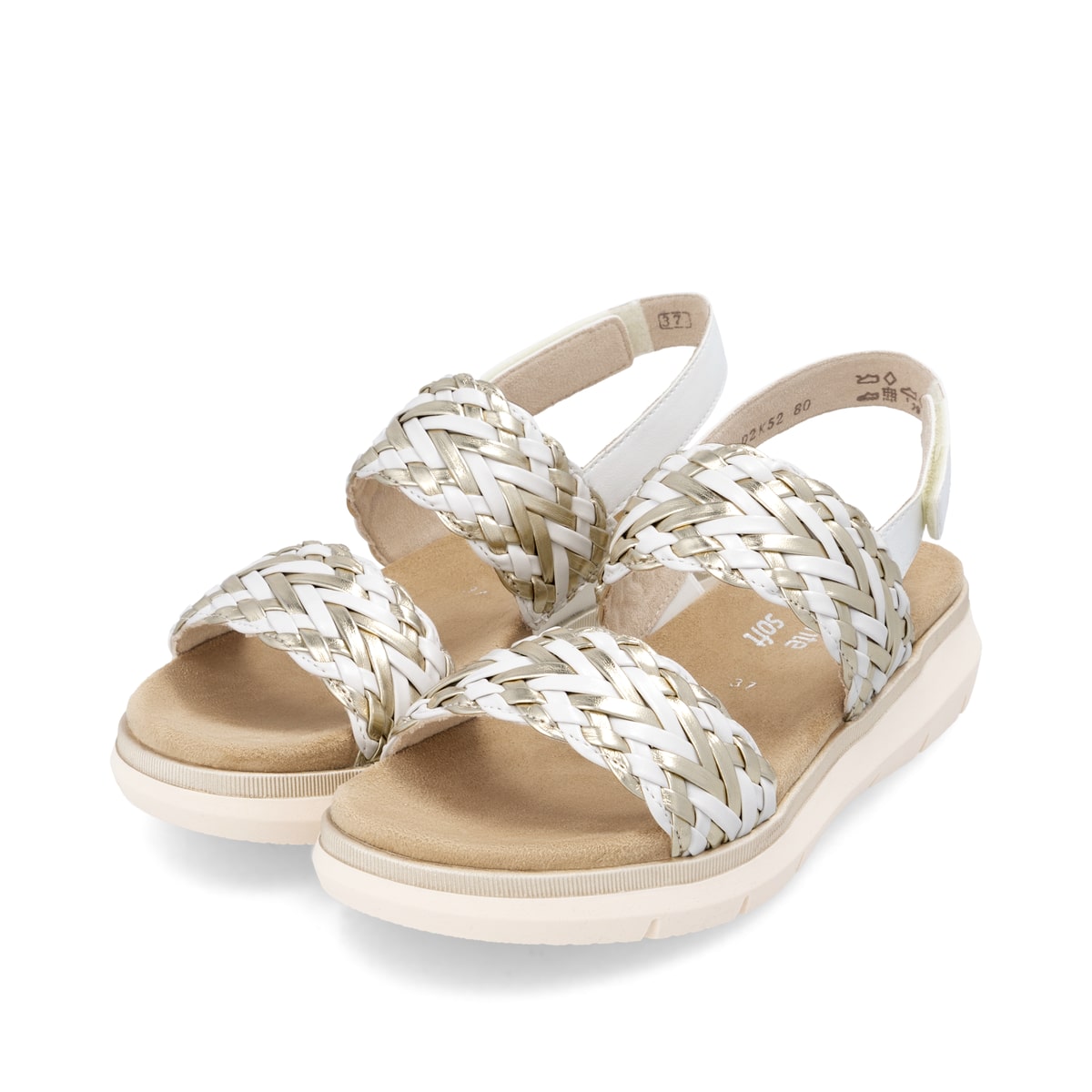 Remonte Damen Riemchensandalen - Weiss