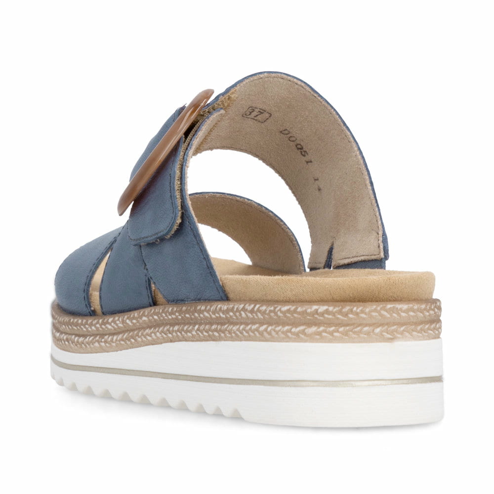 Remonte Damen Pantoletten - Blau