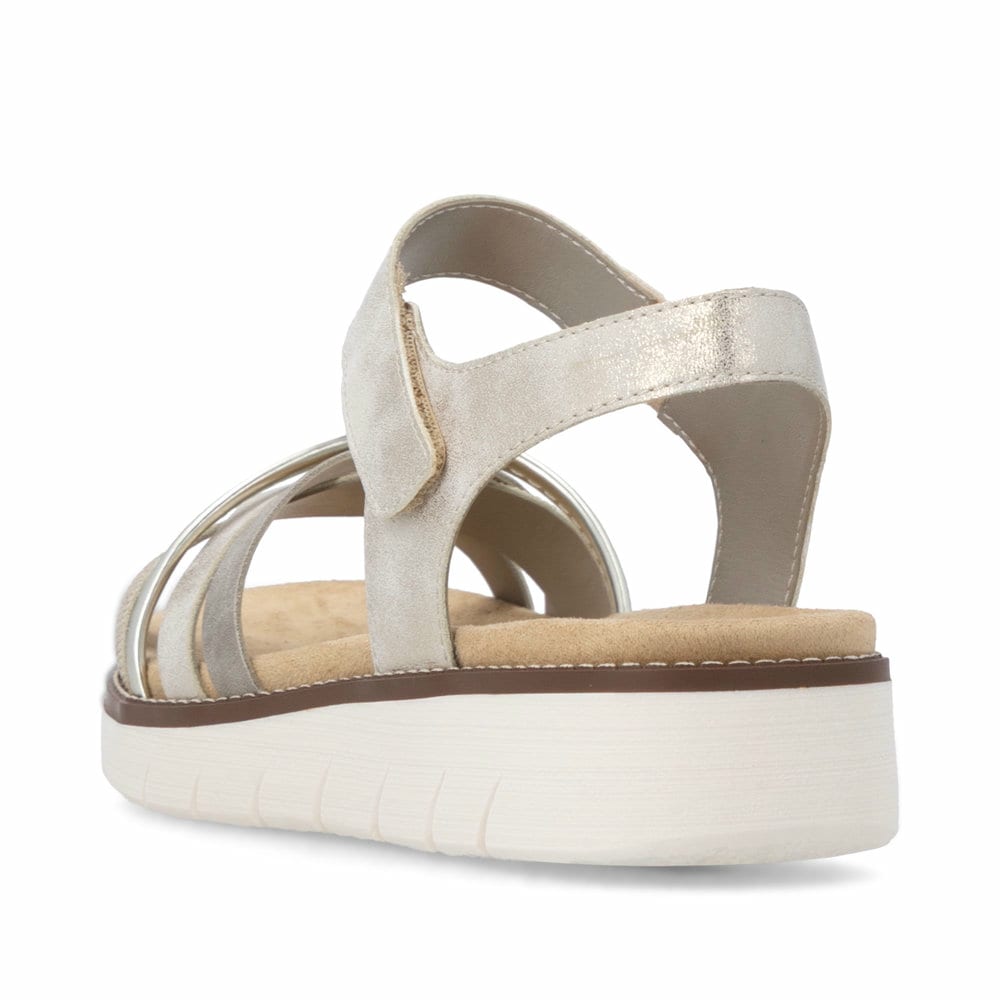 Remonte Damen Riemchensandalen - Metallic