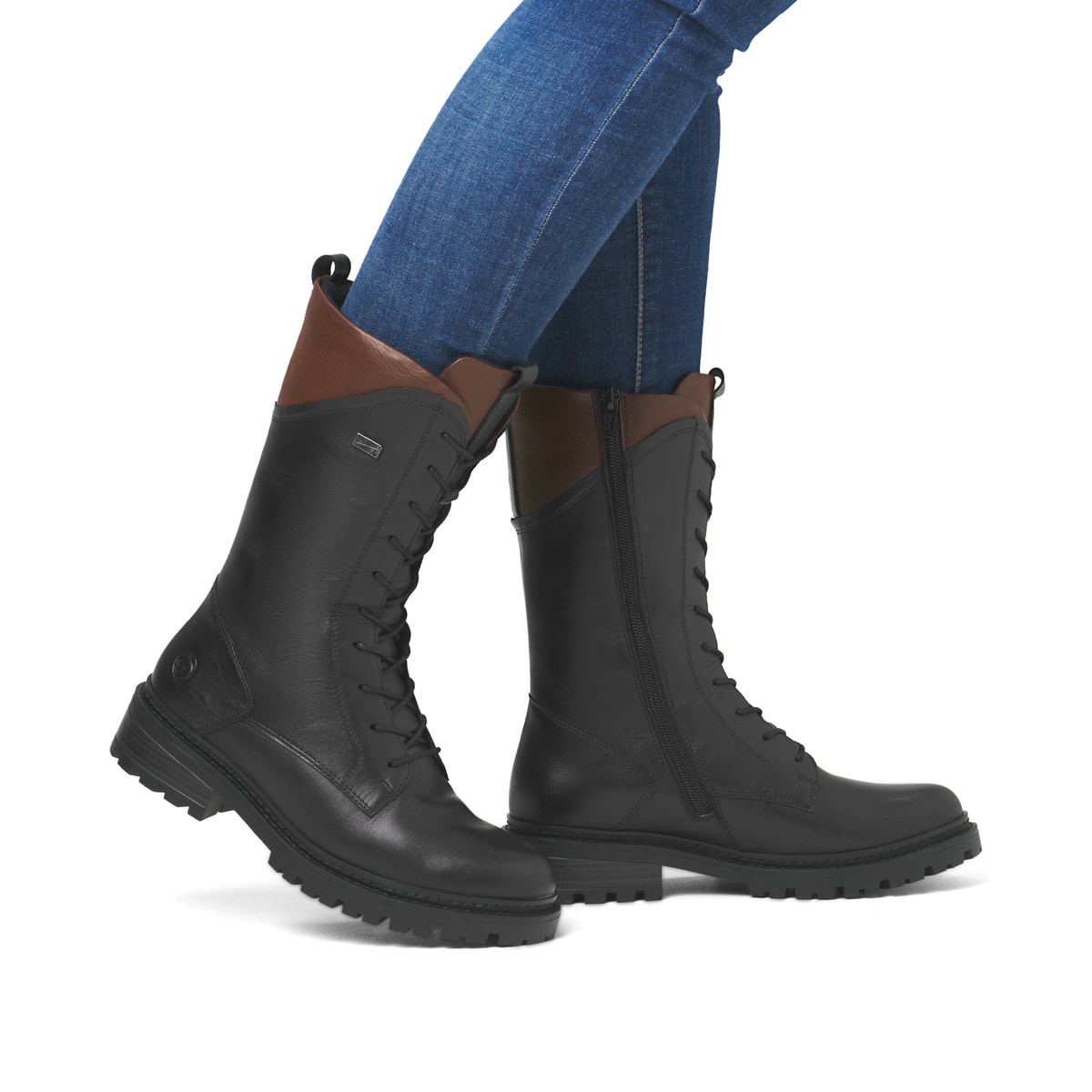 Remonte Damen Hochschaftstiefel - Schwarz
