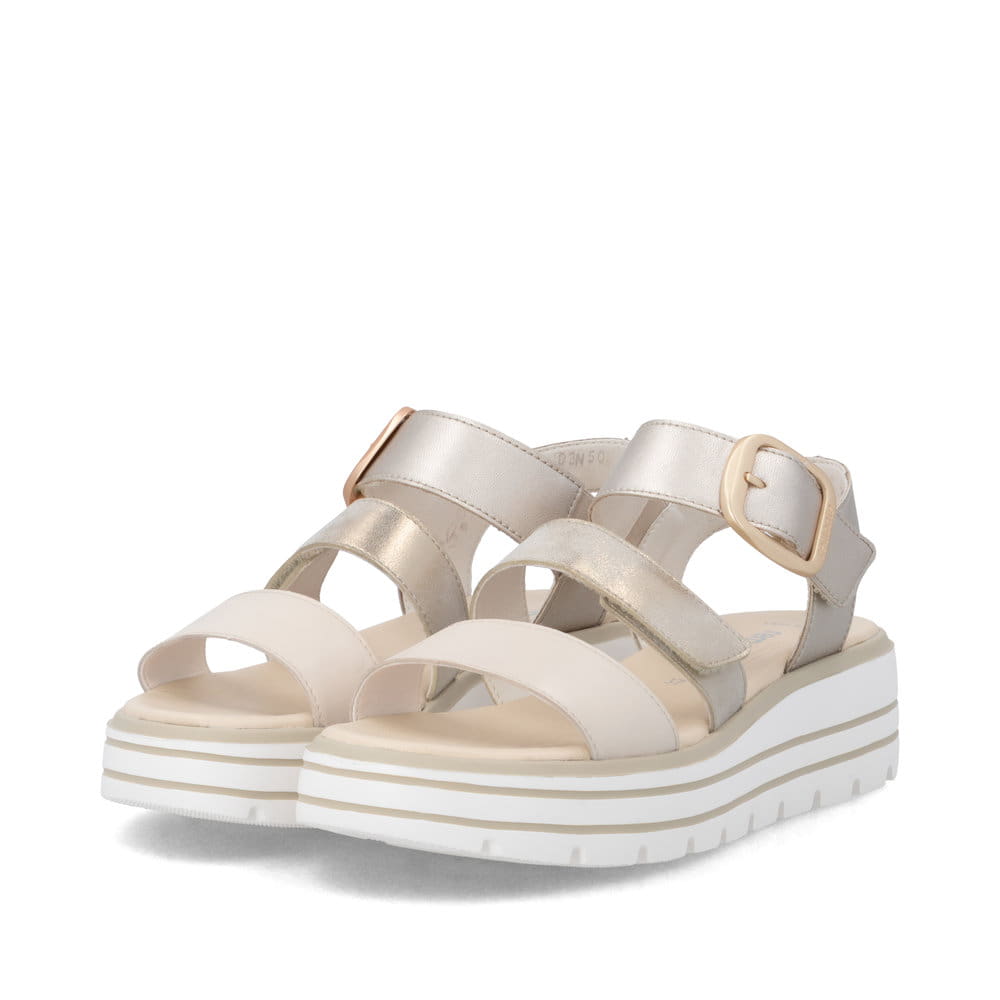 Remonte Damen Keilsandaletten - Gold