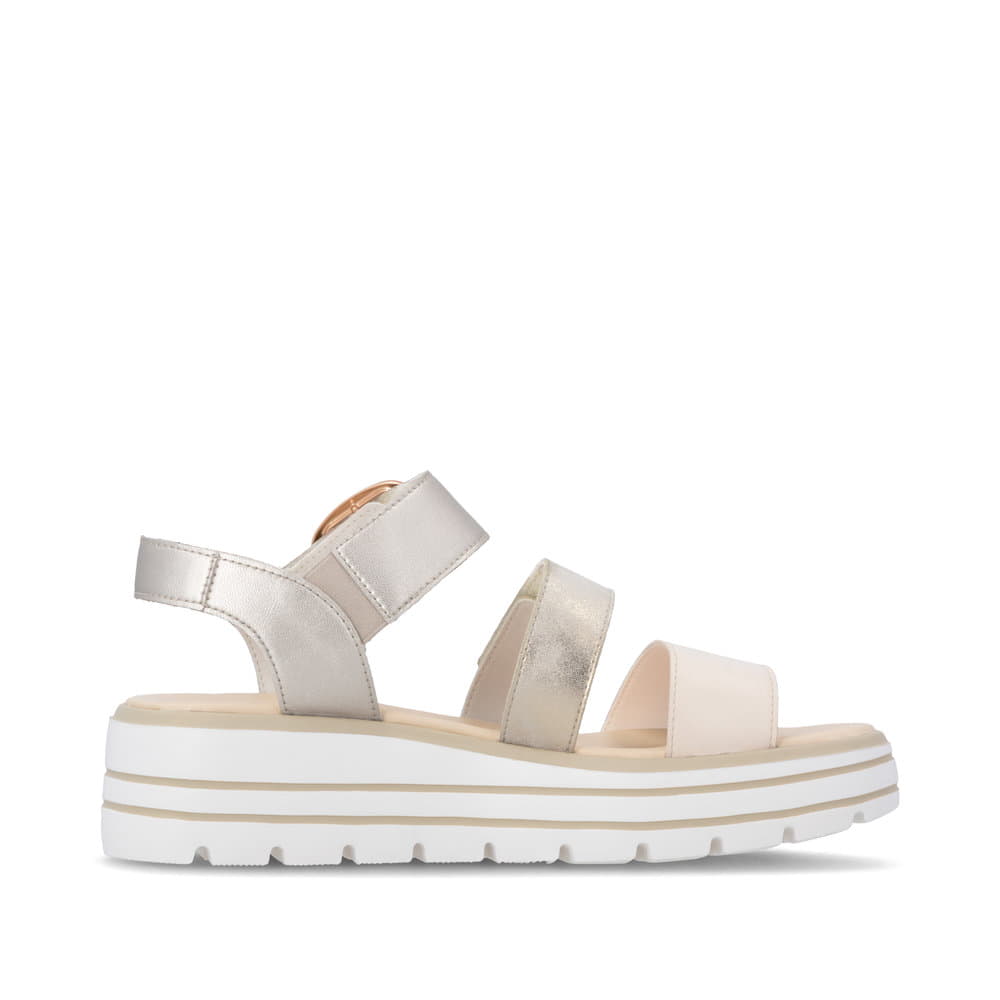 Remonte Damen Keilsandaletten - Gold