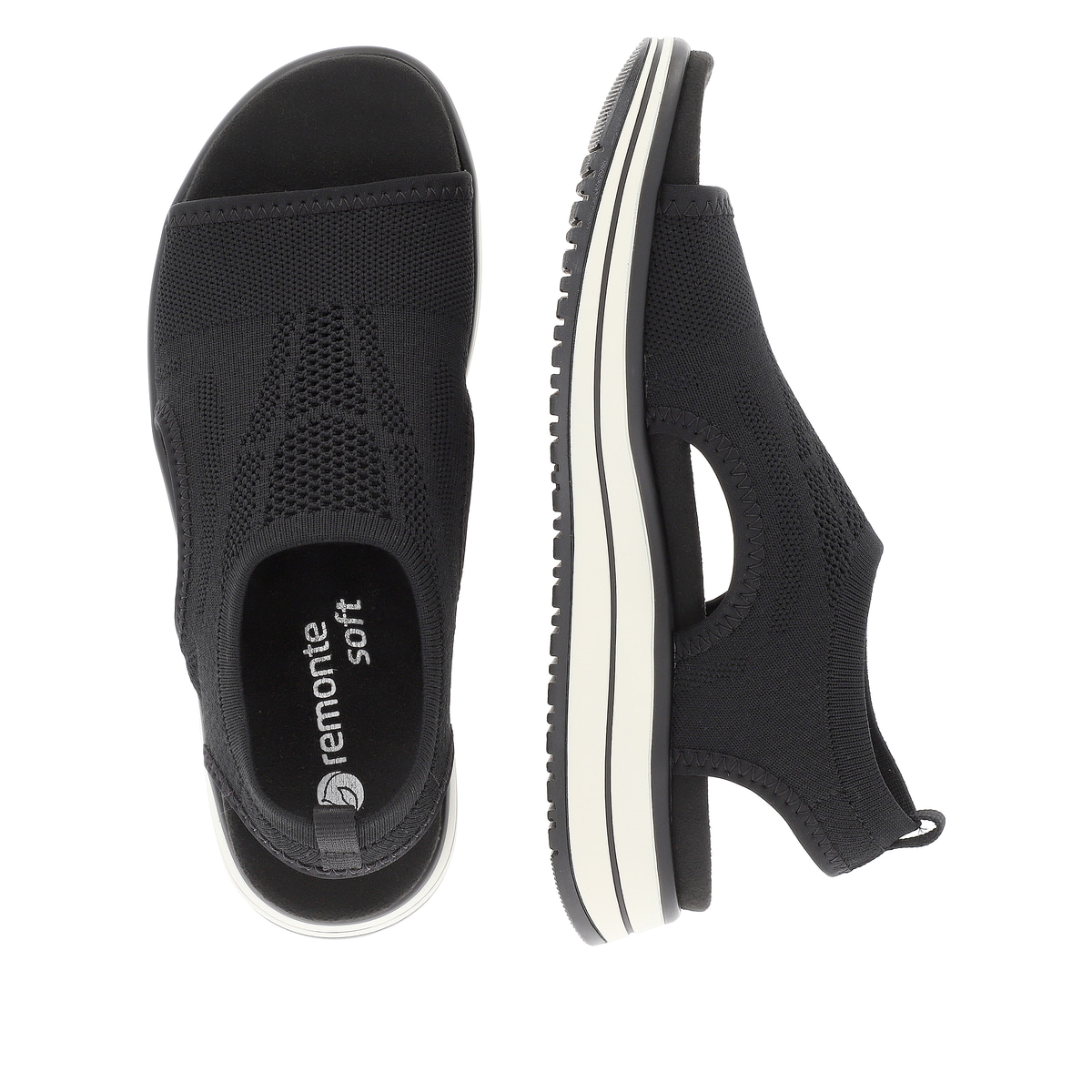 Remonte Damen Sandalen - Schwarz