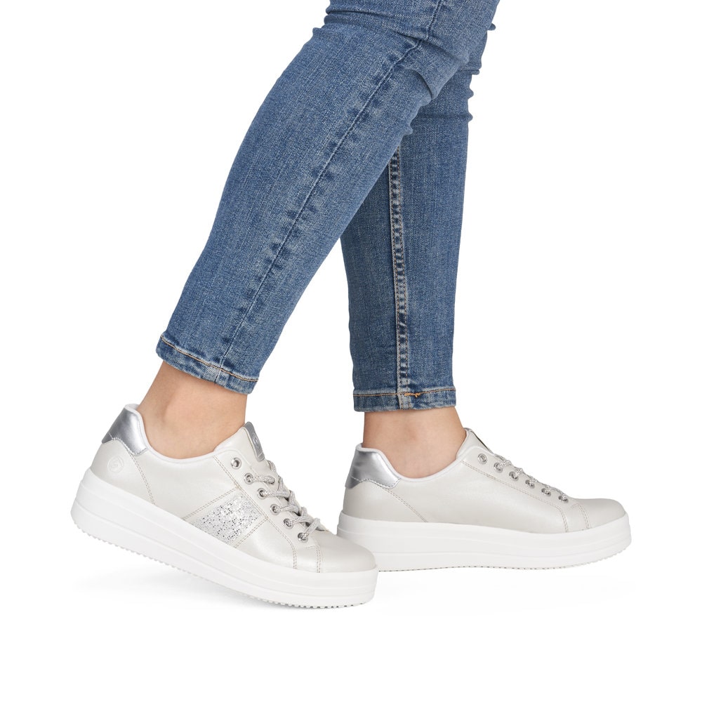 Remonte Damen Slipper - Silber/Platin