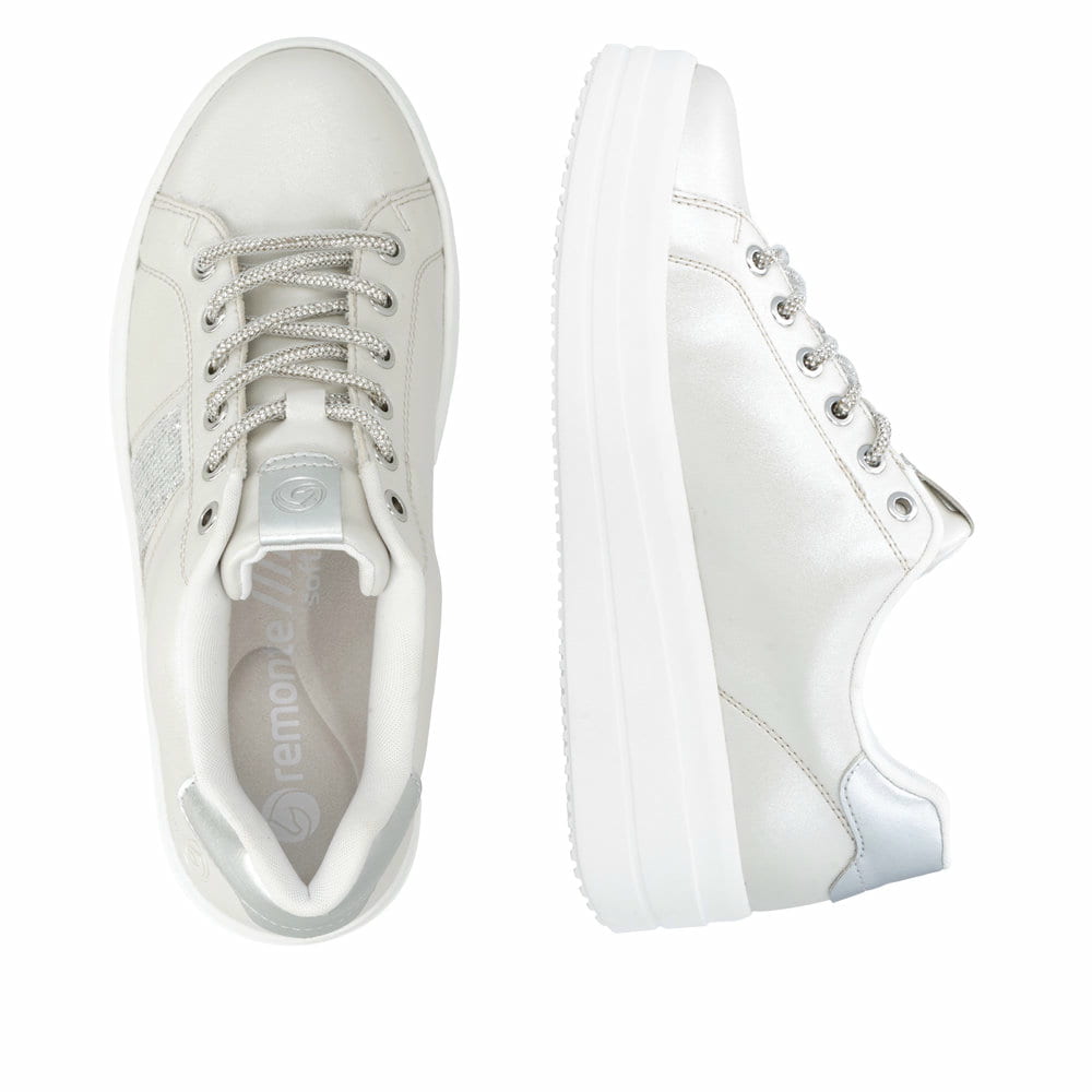 Remonte Damen Slipper - Silber/Platin