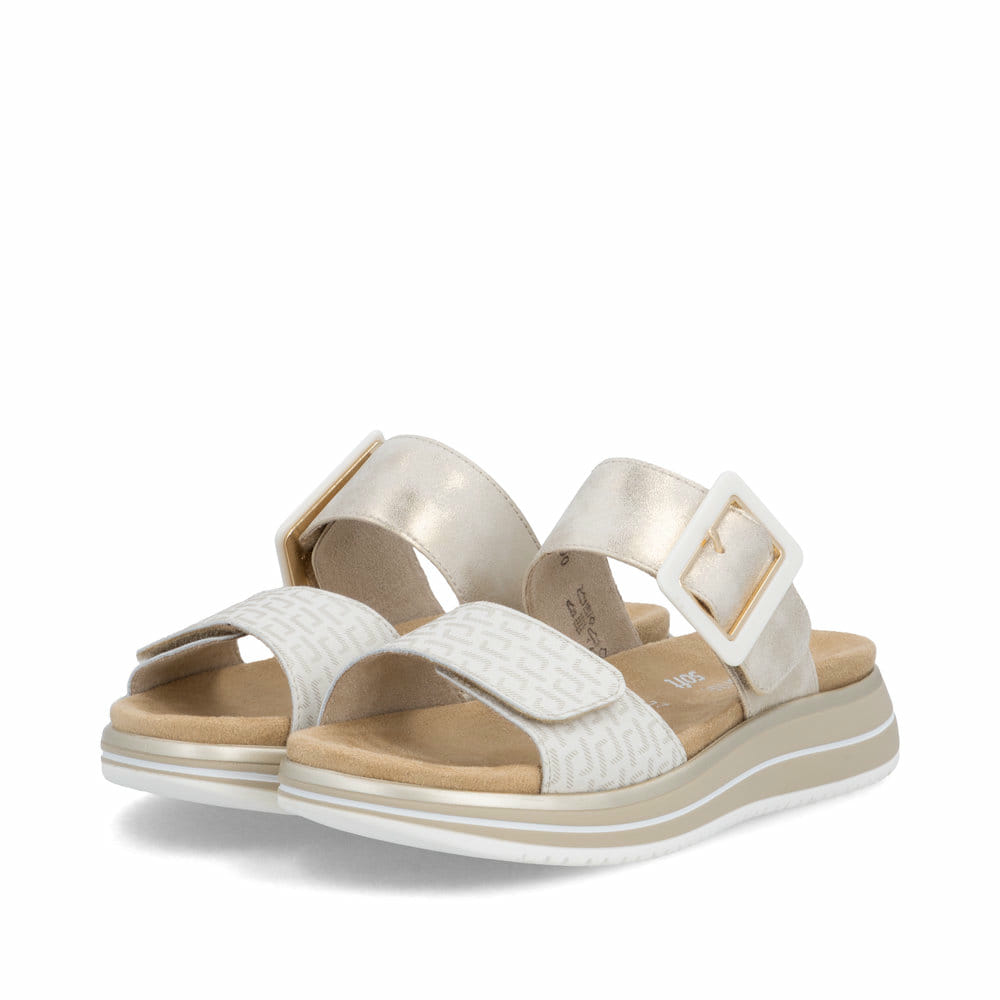 Remonte Damen Pantoletten - Metallic