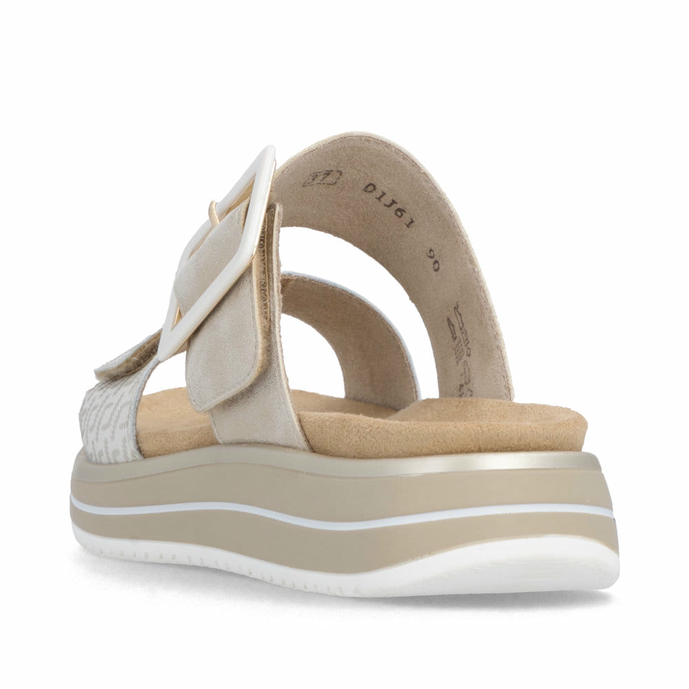 Remonte Damen Pantoletten - Metallic