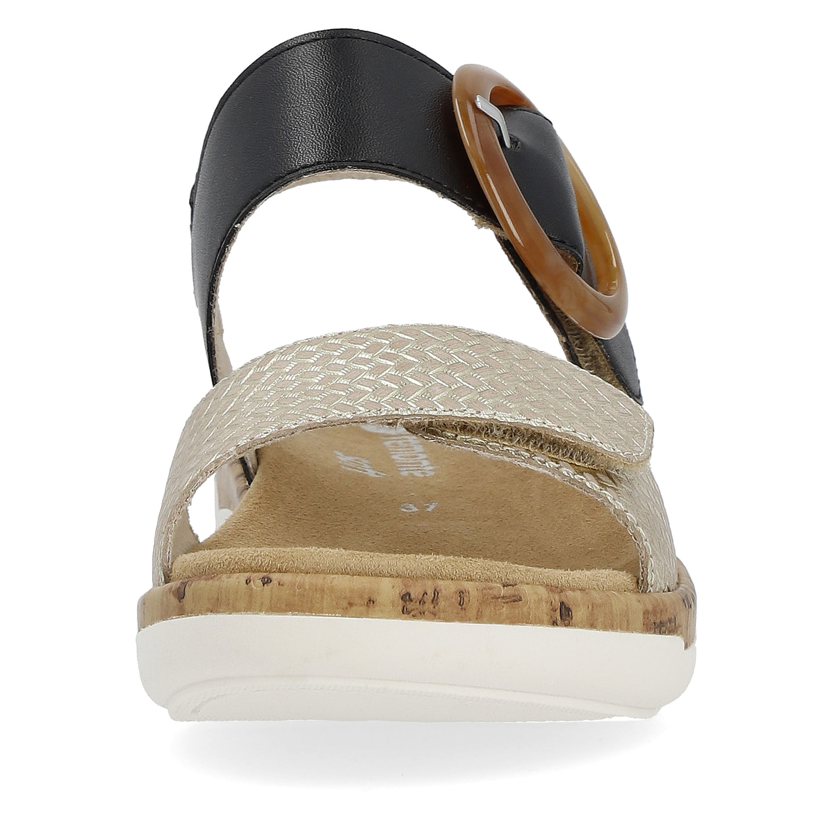 Remonte Damen Riemchensandalen - Schwarz