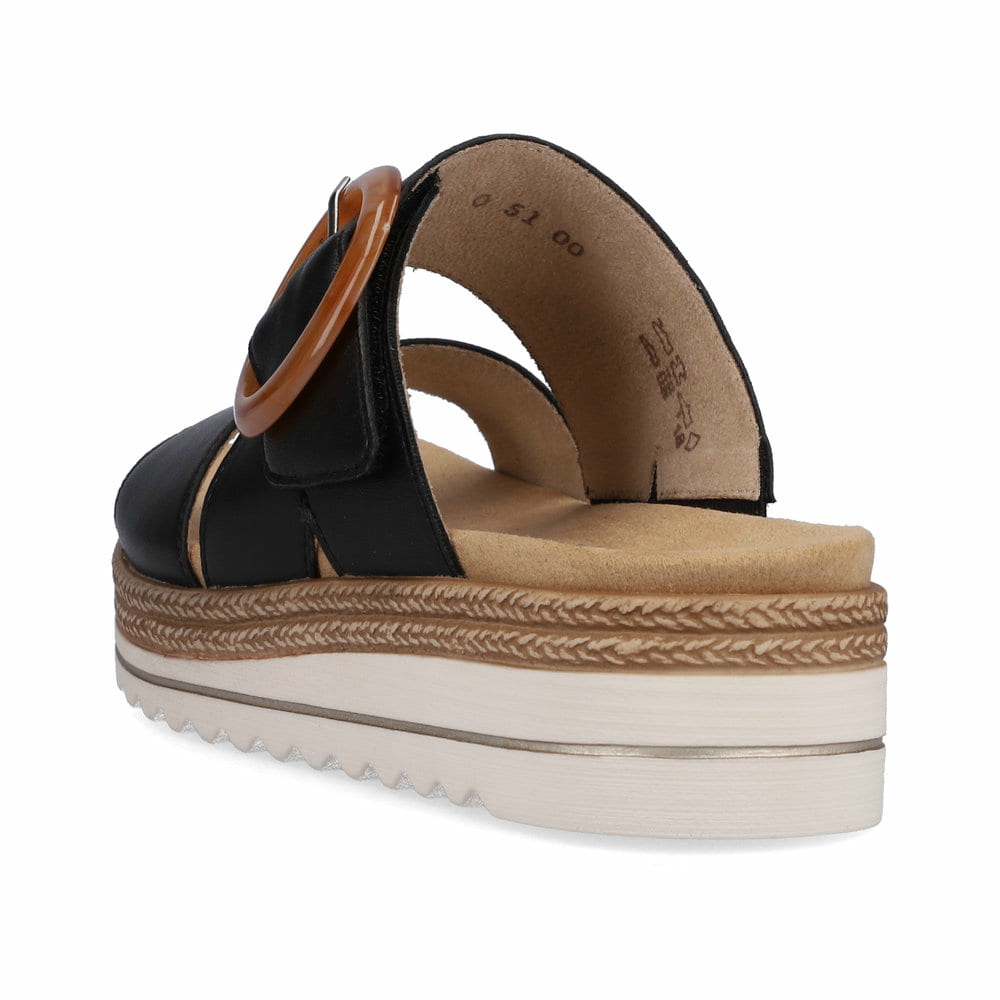 Remonte Damen Pantoletten - Schwarz