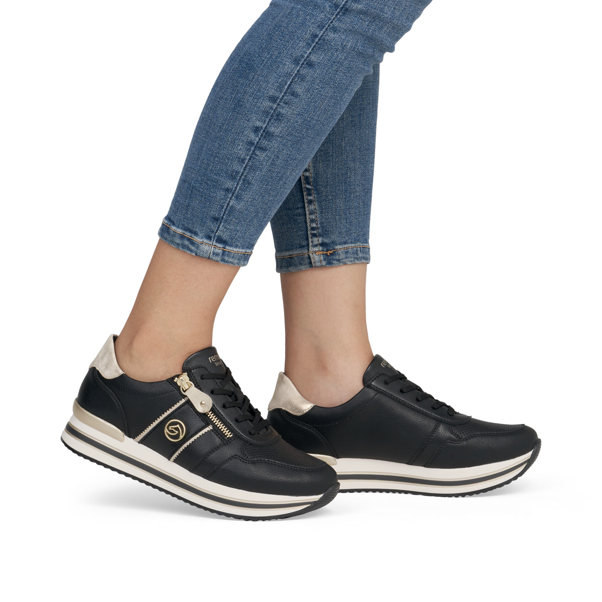 Remonte Damen Sneaker - Schwarz