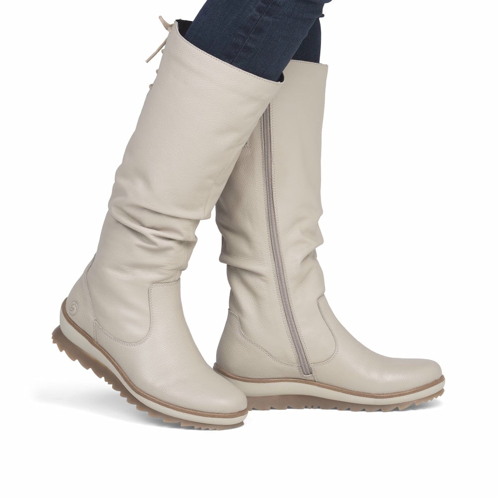 Remonte Damen Hochschaftstiefel - Beige