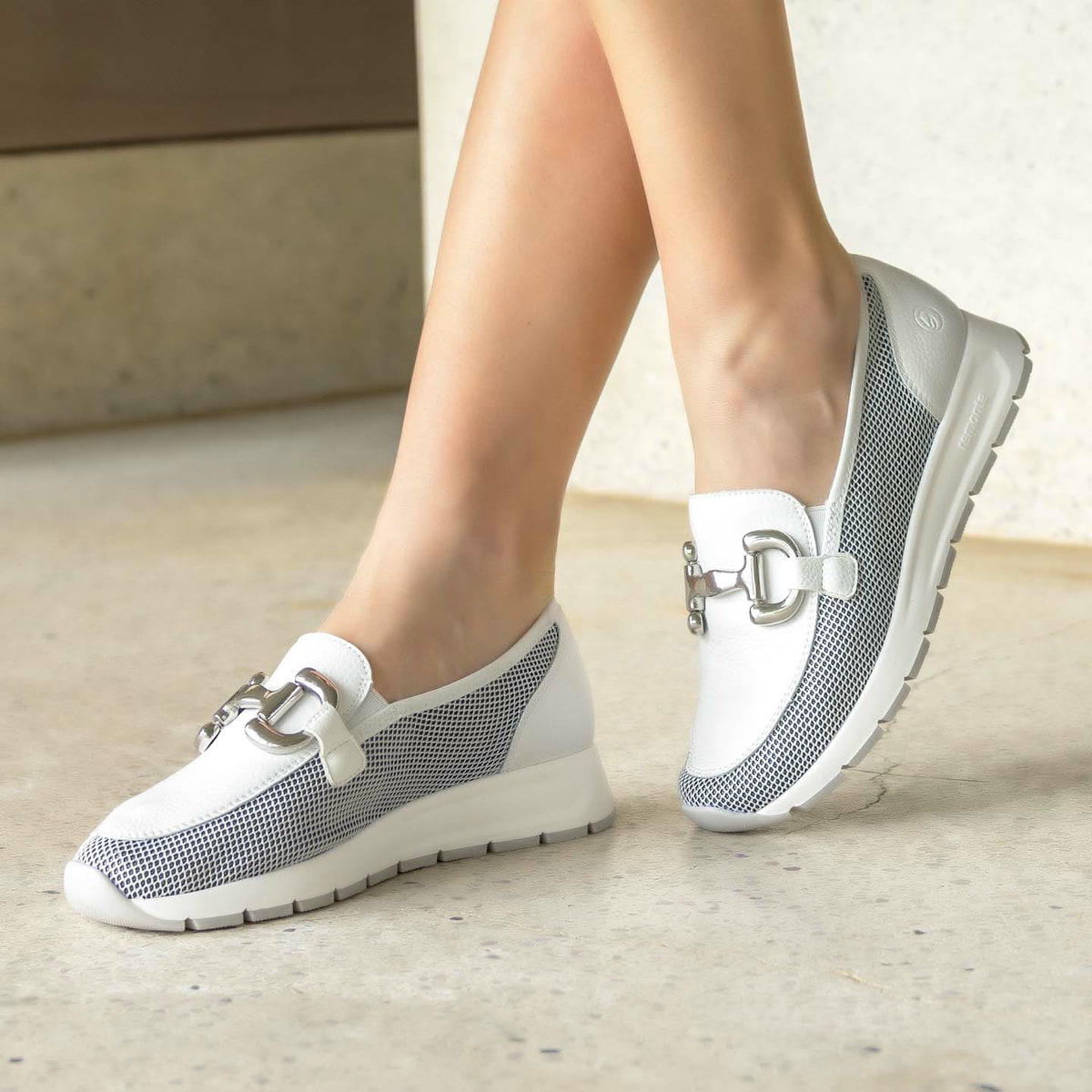 Remonte Damen Loafer - Weiss