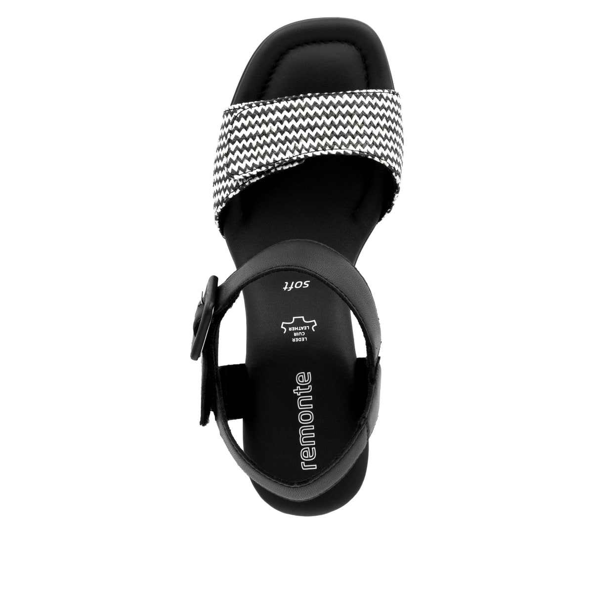 Remonte Damen Riemchensandaletten - Schwarz