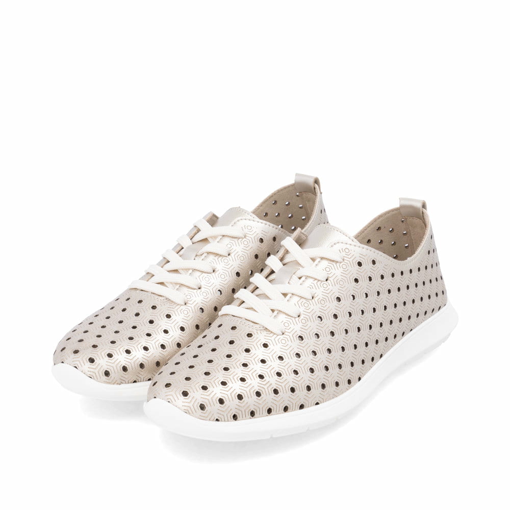 Remonte Damen Schnürschuhe - Metallic