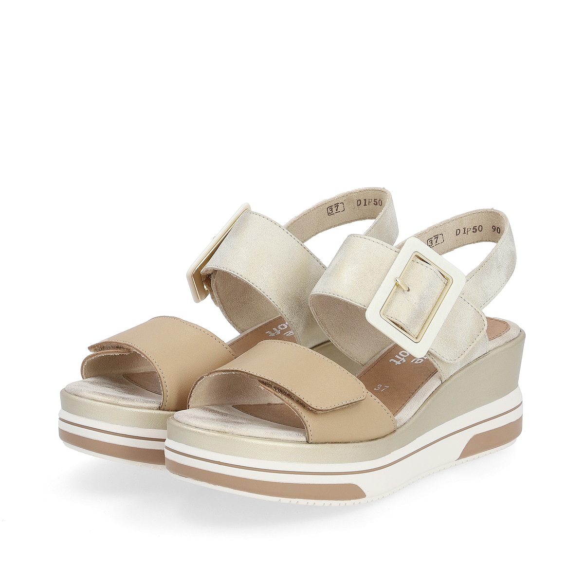Remonte Damen Keilsandaletten - Beige
