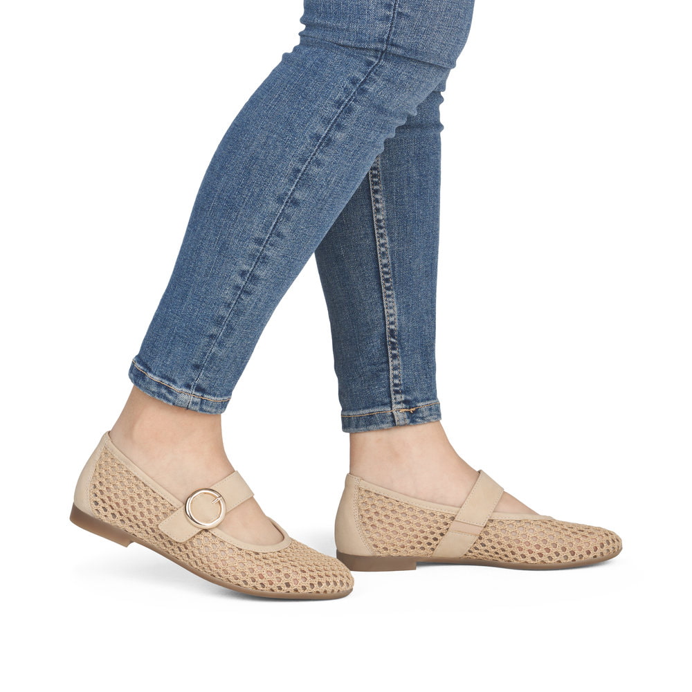 Remonte Damen Ballerinas - Braun