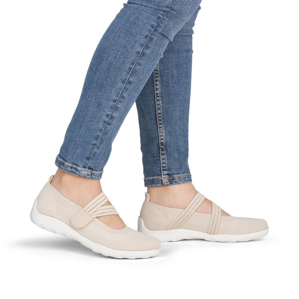 Remonte Damen Ballerinas - Beige