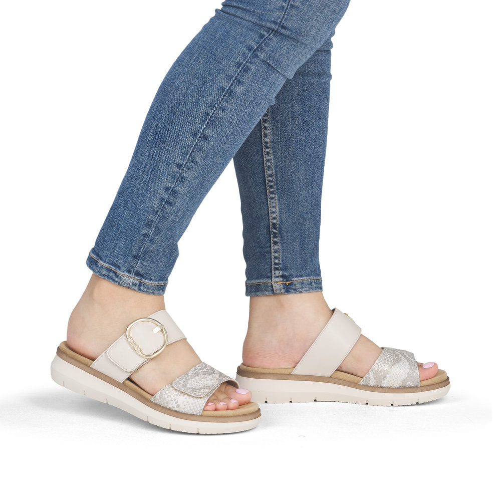 Remonte Damen Pantoletten - Beige